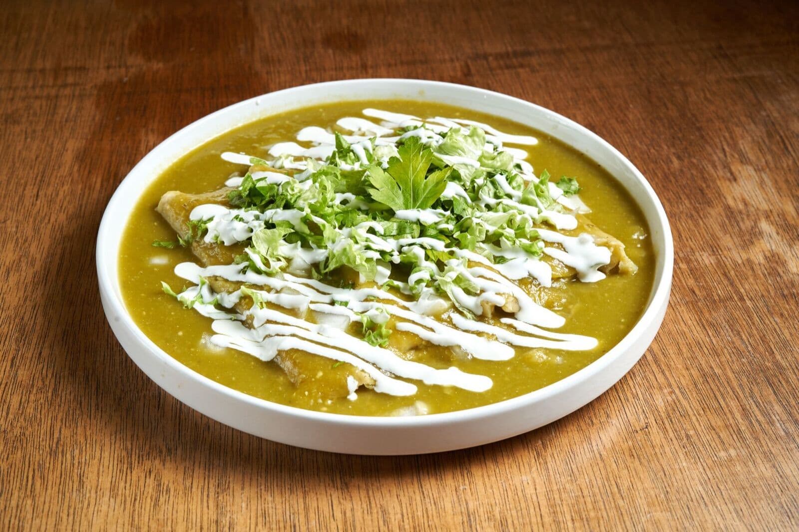 Enchiladas verdes